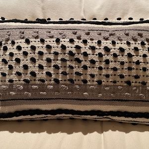 Nubby oversized lumbar pillow